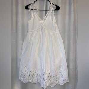 ASOS DESIGN White Eyelet Sundress (Never Worn)